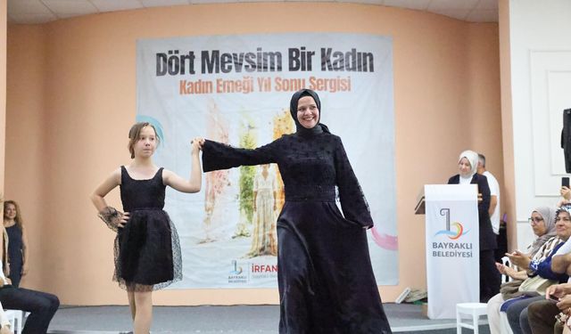 Bayraklı’nın üreten kadınları eserlerini sergiledi