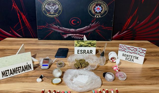 Karabağlar'da uyuşturucu baskını!