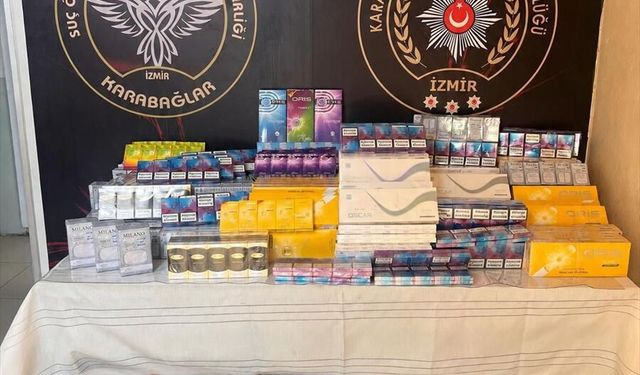 İzmir'de kaçak tütün operasyonu: Yarım ton ele geçirildi!