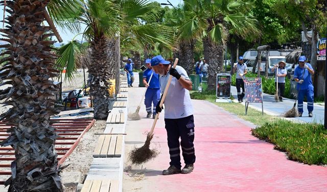 Aydın Büyükşehir’den Kuşadası'nda yoğun çalışma