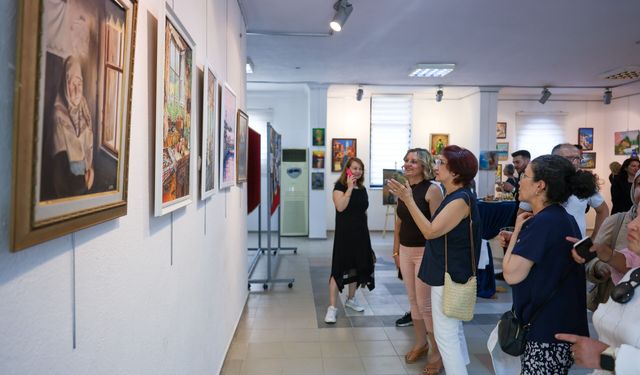 Aydın Büyükşehir’in sanat kursları sergiye dönüştü!