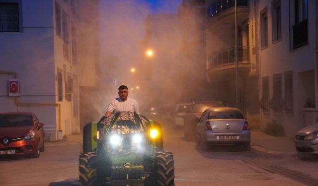 Seferihisar'da ilaçlama seferberliği