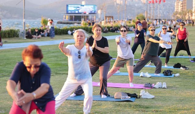 Konaklılar Kordon’da sporla buluştu