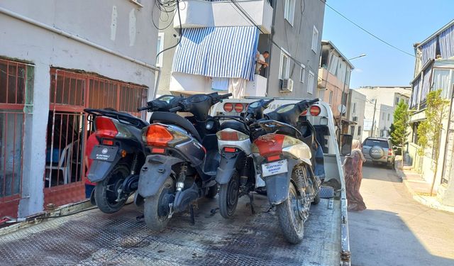 90 kameralık takiple motosiklet hırsızları yakalandı!