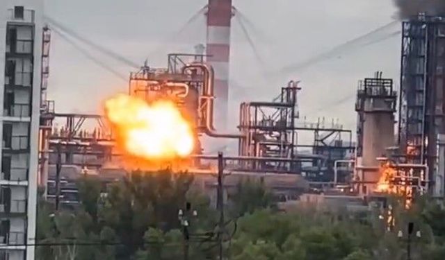Moskova'da petrol rafinerisine İHA saldırısı