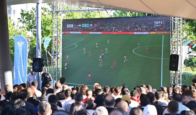 Milli heyecan, Sümerpark’ta dev ekranda yaşanacak!