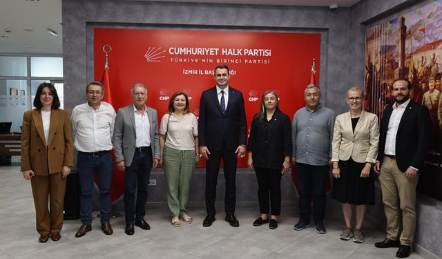 İzmir Demokrasi Bileşenlerinden CHP’ye dayanışma ziyareti