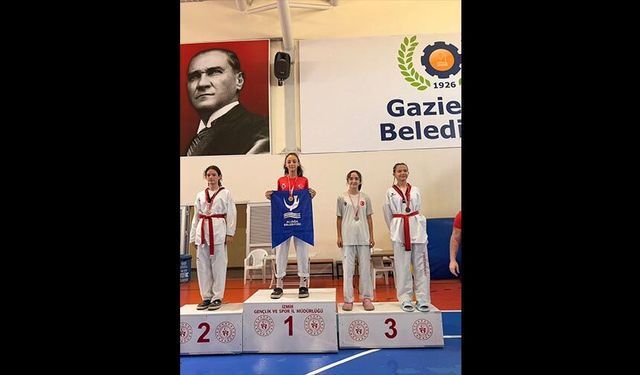 Minikler İzmir Şampiyonası’nda Aliağa’ya altın madalya!
