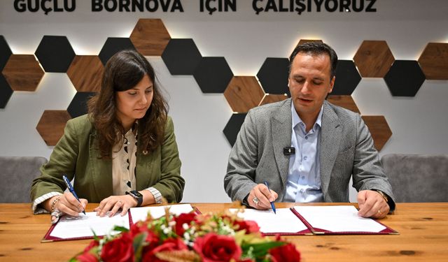 Bornova’da yeşil gelecek için imza