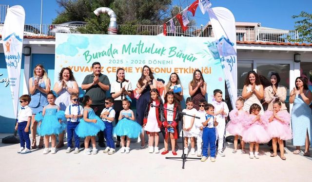 Yuvamız Çeşme’de minikler sertifikalarını aldı