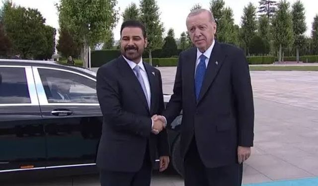 Cumhurbaşkanı Erdoğan, Irak Başbakanı Zeydi'yi törenle karşıladı