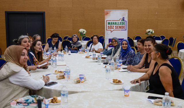 İzmir’de “Mahallede Söz Sende” dördüncü durağında