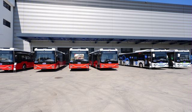 Manisa'nın toplu ulaşım filosuna 15 yeni otobüs