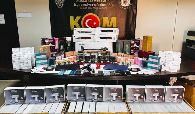 İzmir'de kaçakçılık operasyonu: 7 şüpheli tutuklandı