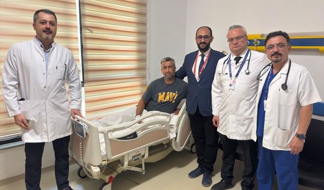 Ekmeğini kazandığı hastane hayatını kurtardı