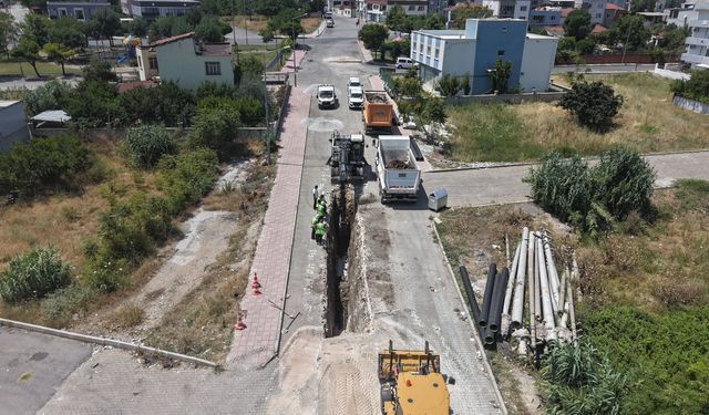 Ahmet Bedevi Mahallesi’nde yağmur suyu hattı yenileniyor