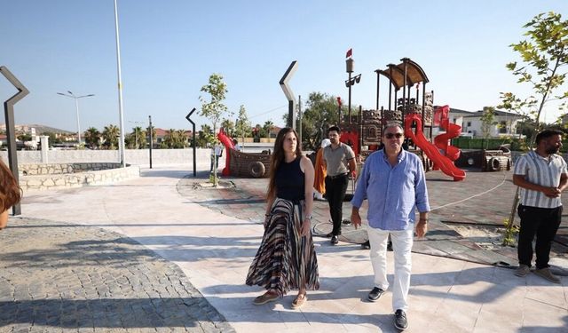 Başkan Denizli sahaya indi: Parklar modern yüzüne kavuşuyor