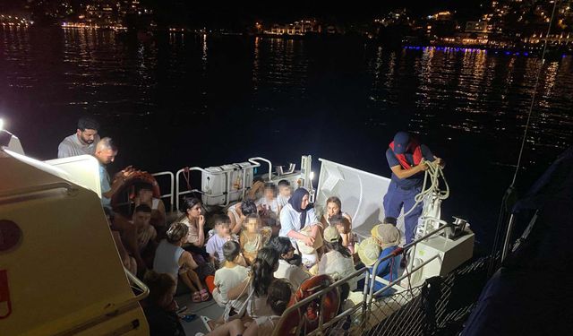 Kaçış yolunda yakalandılar: Bodrum'da göçmen operasyonu