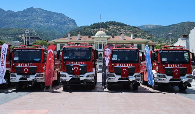 Manisa Büyükşehir’in araç filosuna 350 milyonluk takviye