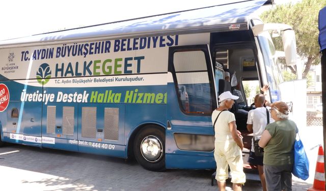Güzelçamlı'da Mobil Halk Ege Et hizmeti