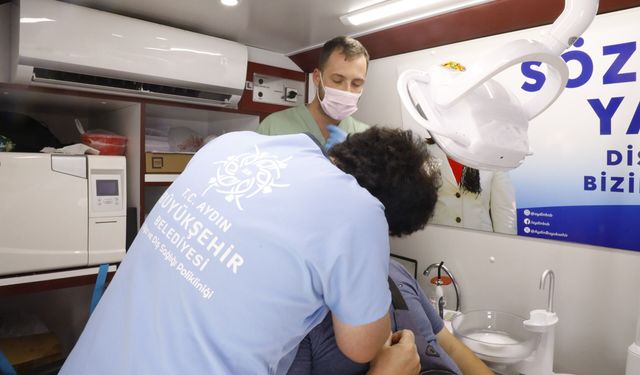 Mobil Ağız ve Diş Sağlığı Klinikleri, Aydın'ın dört bir yanında