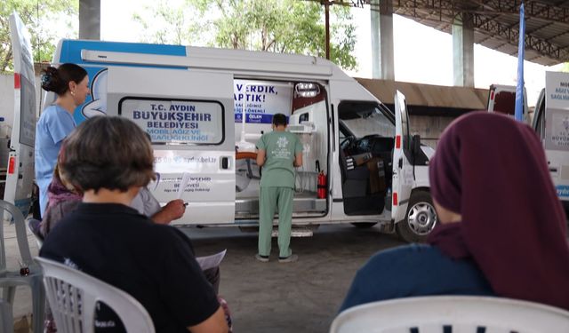 Mobil Ağız ve Diş Sağlığı Klinikleri, Aydın'ın ilçelerinde hizmet veriyor