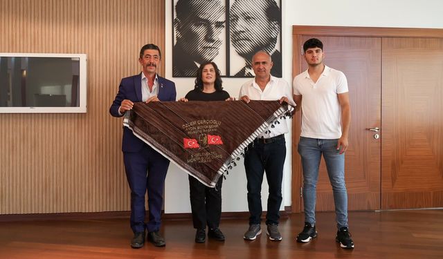 Başkan Çerçioğlu'na Çine Akova ve Altınabat Mahallesi muhtarlarından ziyaret