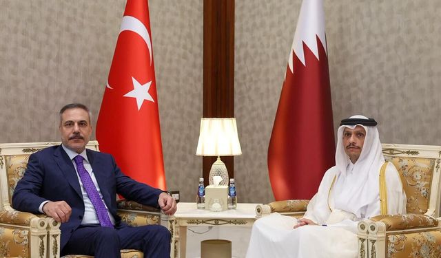 Fidan, Katarlı mevkidaşı ile bir araya geldi