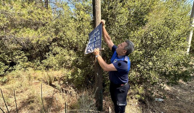 Bornova’da görsel kirliliğe zabıta freni!