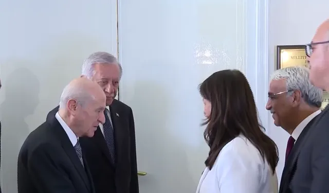 DEM Parti heyetinden Bahçeli'ye ziyaret!
