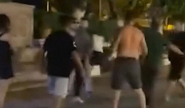 Otoparkta tekme tokat kavgaya 5 gözaltı!