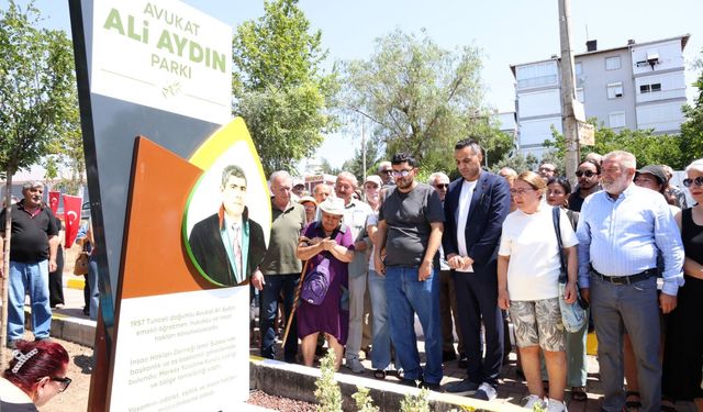 Ali Aydın’ın adı Çiğli’de yaşayacak