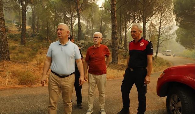 Başkan Çelik son durumu anlattı: Bölgedeki en büyük ormanlardan birisi yandı!