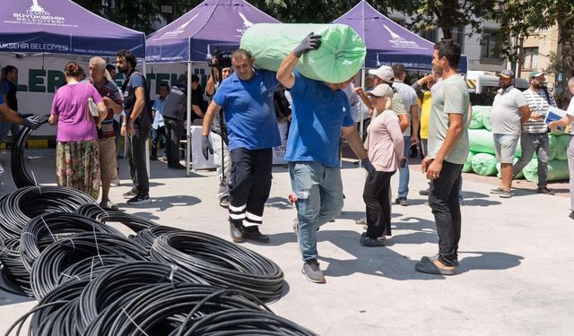 Büyükşehir'den üreticiye iklim zırhı!