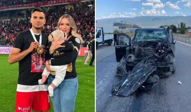Süper Lig futbolcusu ailesi ile kaza yaptı!