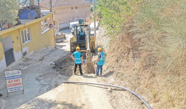 Aydın Büyükşehir'den Köşk'te altyapı yatırımı