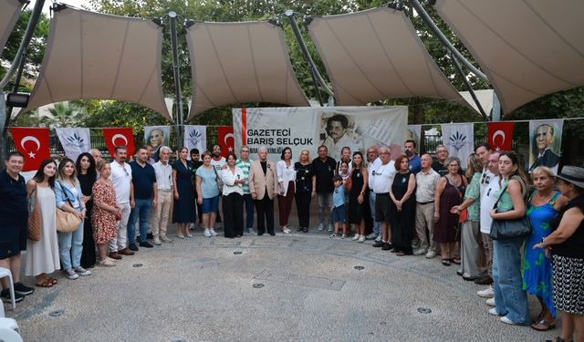 Karabağlar ‘da Gazeteci Barış Selçuk saygıyla anıldı