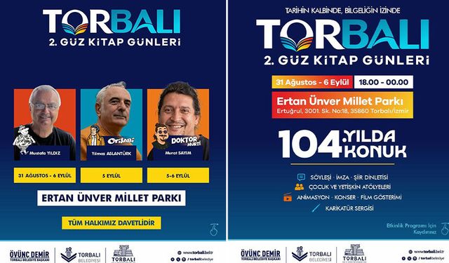 Torbalı’da edebiyat ve kültür rüzgârı: 104. yıla 104 konuk