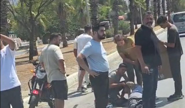 Kavşakta feci kaza: Motosiklet sürücüsü kurtarılamadı