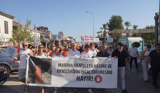 Seferihisar'da marina kapasite artışına tepki!