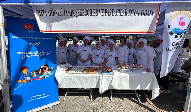 Çiğli’nin meslek kursiyerleri ahilik haftası’nda hünerlerini sergiledi