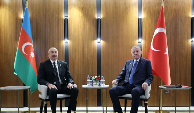 Cumhurbaşkanı Erdoğan Azerbaycan Cumhurbaşkan ile görüştü