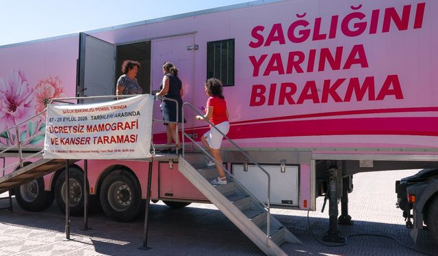 Kanser tarama aracı “Pembe Prenses” Aliağa’da