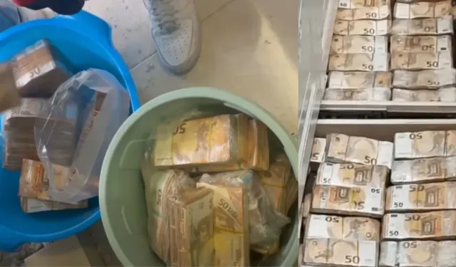 Evin duvarlarından servet çıktı: 3,2 milyon Euro böyle bulundu