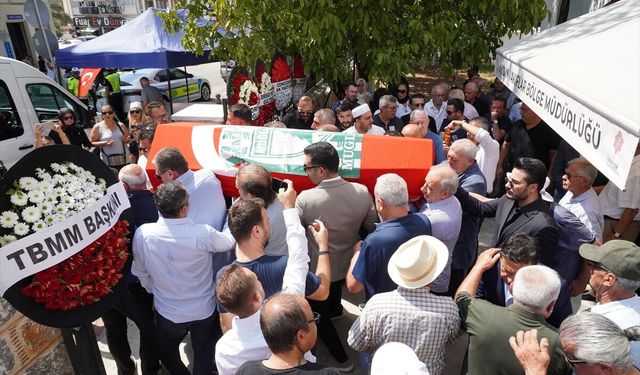 Eski milletvekili Latif Sakıcı için Muğla'da cenaze töreni