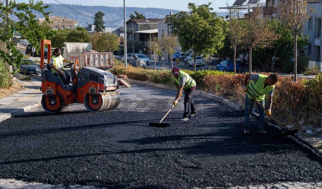 Bornova’da tehlikeli yola belediyeden hızlı müdahale