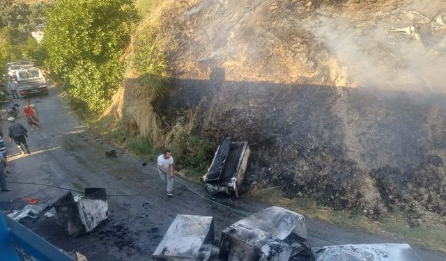 Aydın'da korkutan yangın: 6 buzdolabı küle döndü