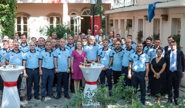 Başkan Mutlu zabıtayla buluştu: Konak için mücadelemiz sürecek
