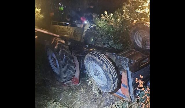 Traktörün altında kalan sürücü öldü