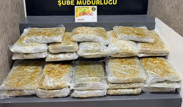 İzmir'de zehir baskını: 30 kilo uyuşturucu yakalandı!